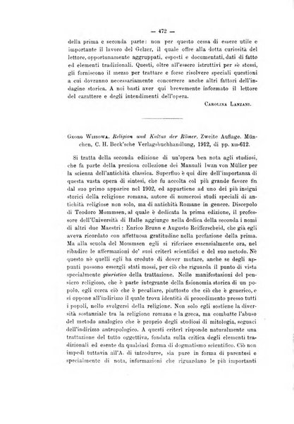 Rivista di filologia e d'istruzione classica