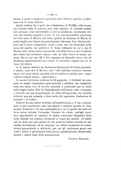 Rivista di filologia e d'istruzione classica