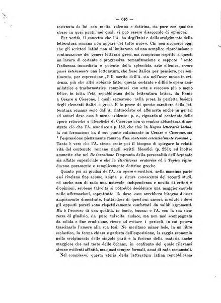 Rivista di filologia e d'istruzione classica