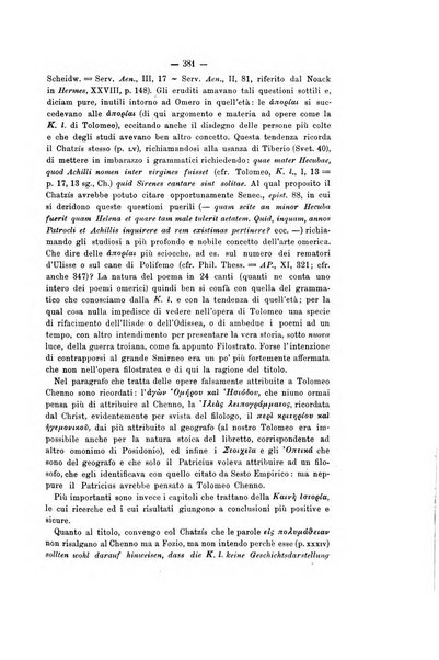 Rivista di filologia e d'istruzione classica