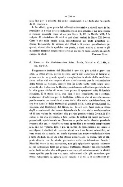 Rivista di filologia e d'istruzione classica