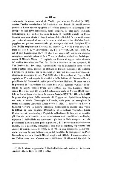 Rivista di filologia e d'istruzione classica