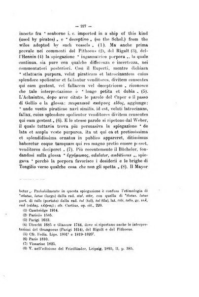 Rivista di filologia e d'istruzione classica