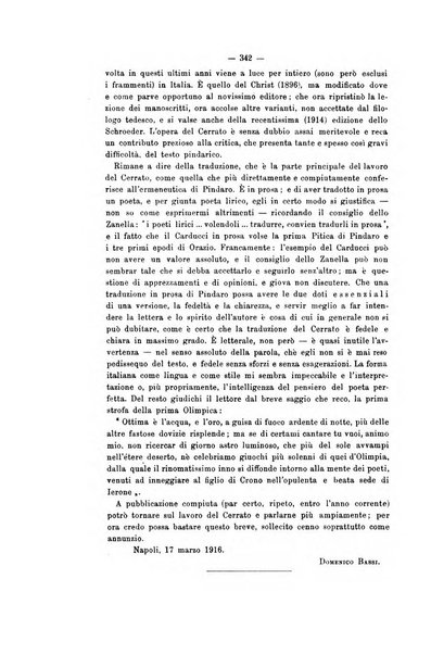 Rivista di filologia e d'istruzione classica