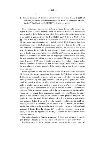 Rivista di filologia e d'istruzione classica