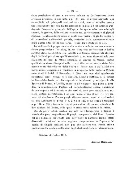 Rivista di filologia e d'istruzione classica