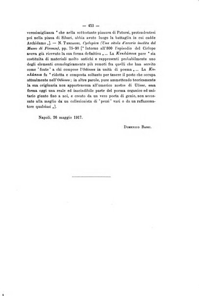 Rivista di filologia e d'istruzione classica