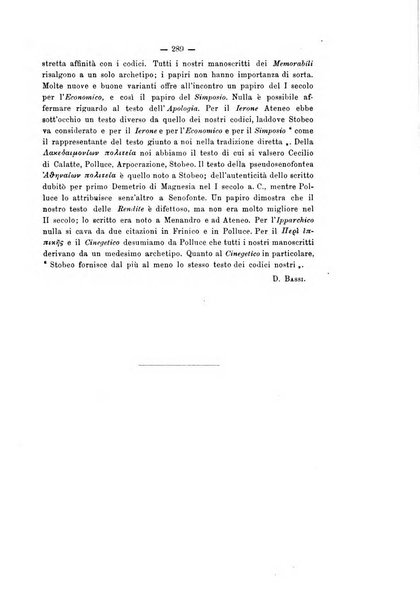 Rivista di filologia e d'istruzione classica