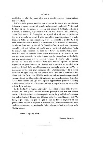 Rivista di filologia e d'istruzione classica