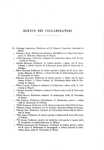 Rivista di filologia e d'istruzione classica