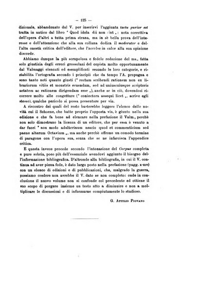 Rivista di filologia e d'istruzione classica