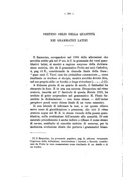 Rivista di filologia e d'istruzione classica