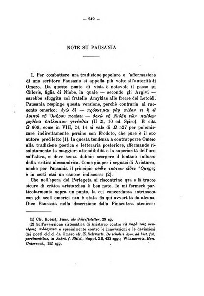 Rivista di filologia e d'istruzione classica