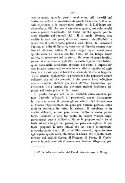 Rivista di filologia e d'istruzione classica