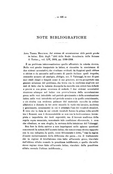 Rivista di filologia e d'istruzione classica