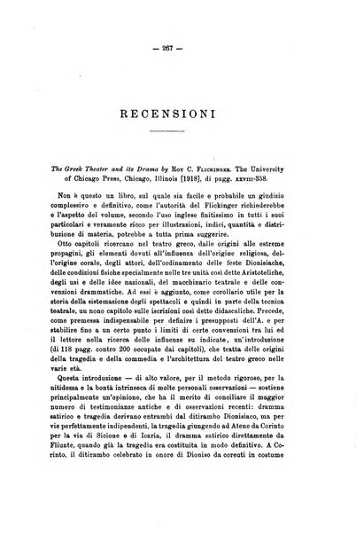 Rivista di filologia e d'istruzione classica