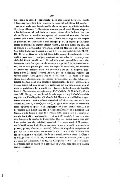 Rivista di filologia e d'istruzione classica