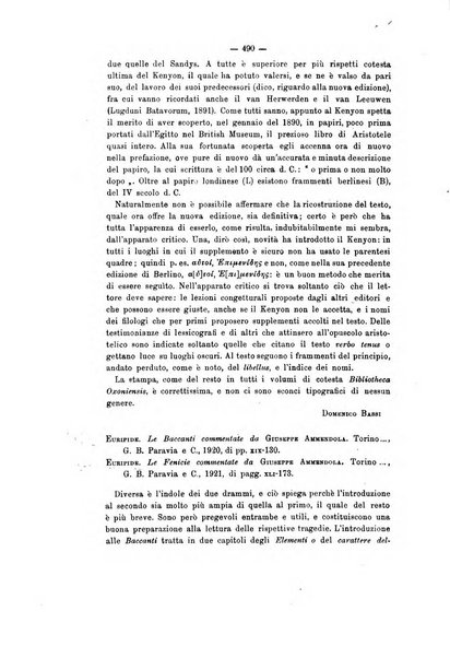 Rivista di filologia e d'istruzione classica