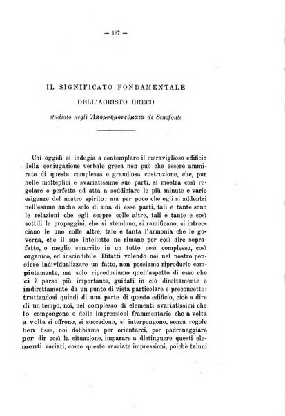 Rivista di filologia e d'istruzione classica