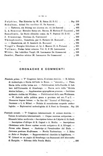 Rivista di filologia e d'istruzione classica