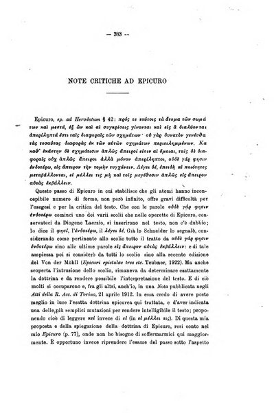 Rivista di filologia e d'istruzione classica