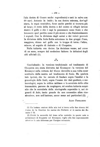 Rivista di filologia e d'istruzione classica