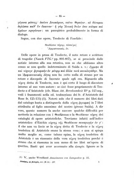 Rivista di filologia e d'istruzione classica