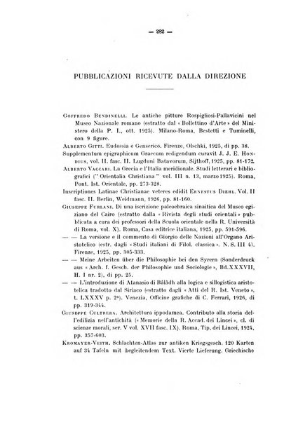 Rivista di filologia e d'istruzione classica