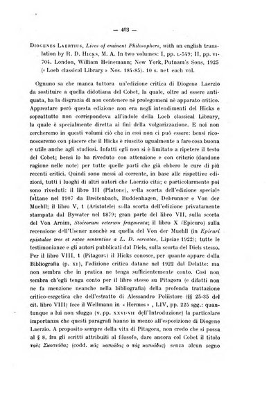 Rivista di filologia e d'istruzione classica