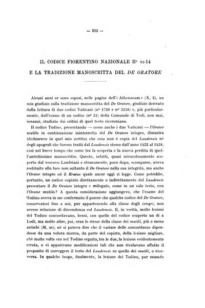 Rivista di filologia e d'istruzione classica