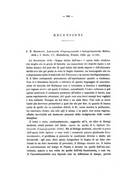 Rivista di filologia e d'istruzione classica