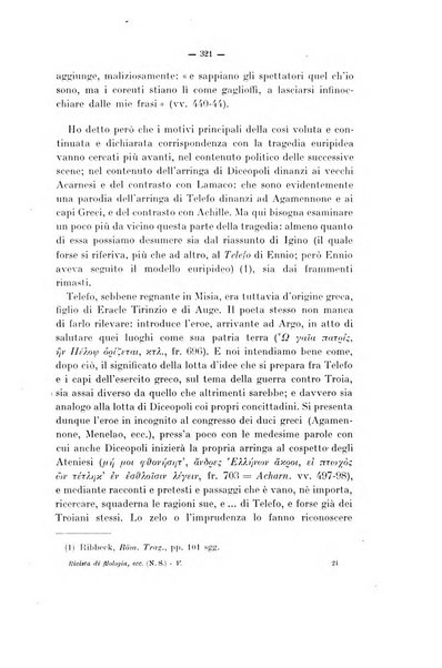 Rivista di filologia e d'istruzione classica