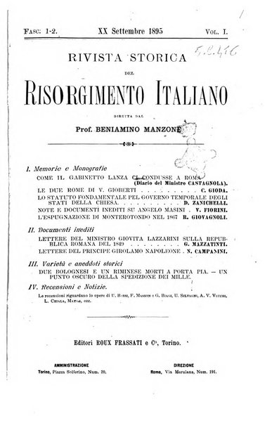 Rivista storica del Risorgimento italiano