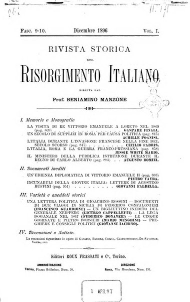 Rivista storica del Risorgimento italiano