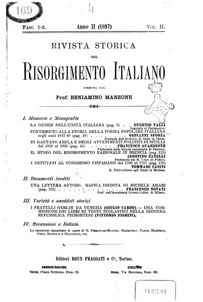 Rivista storica del Risorgimento italiano