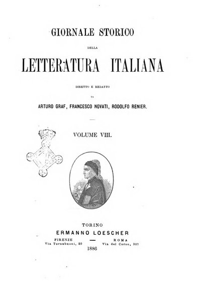 Giornale storico della letteratura italiana