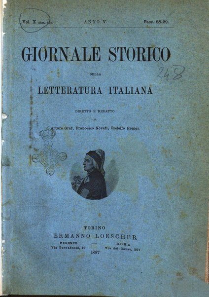 Giornale storico della letteratura italiana