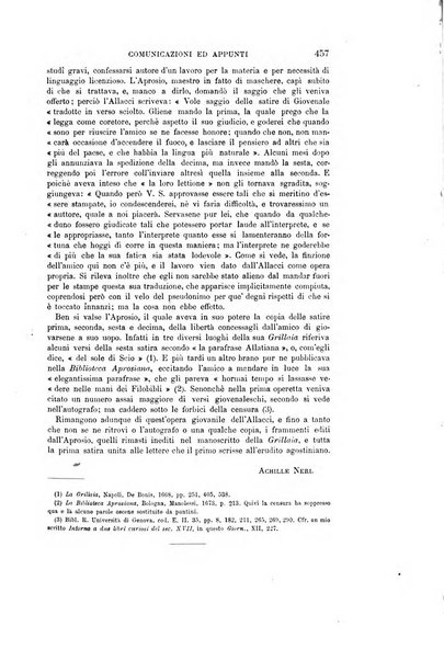 Giornale storico della letteratura italiana