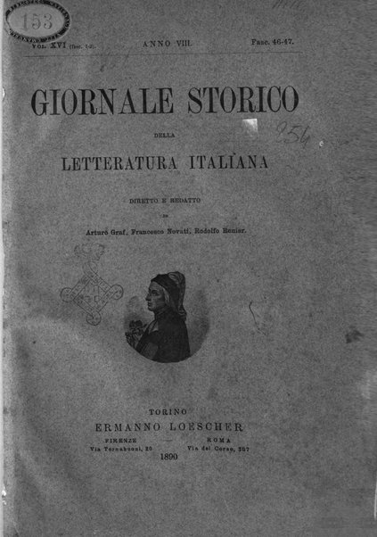 Giornale storico della letteratura italiana