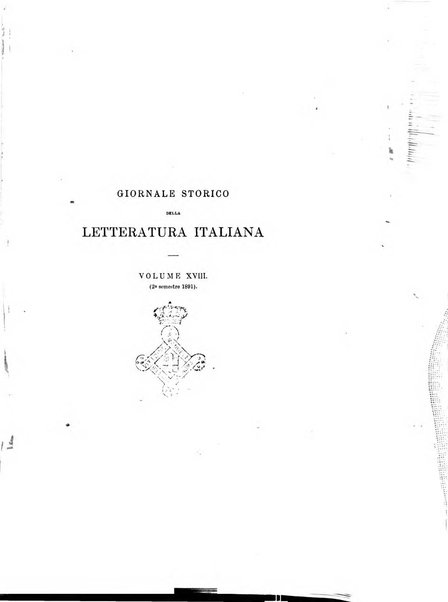 Giornale storico della letteratura italiana