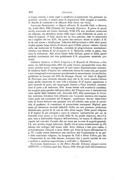 Giornale storico della letteratura italiana