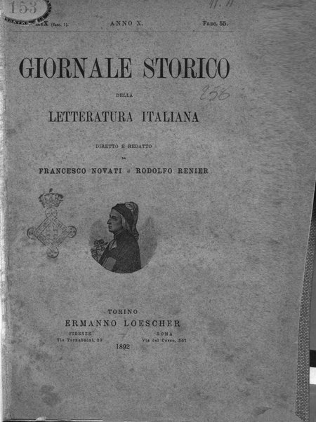 Giornale storico della letteratura italiana