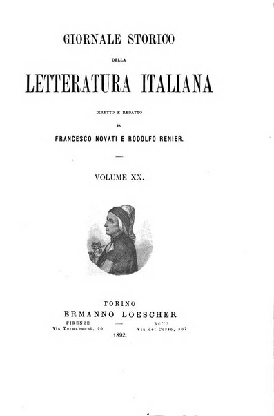 Giornale storico della letteratura italiana