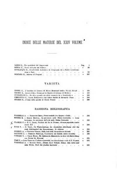 Giornale storico della letteratura italiana