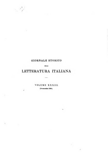 Giornale storico della letteratura italiana