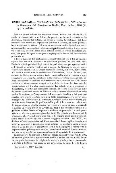 Giornale storico della letteratura italiana