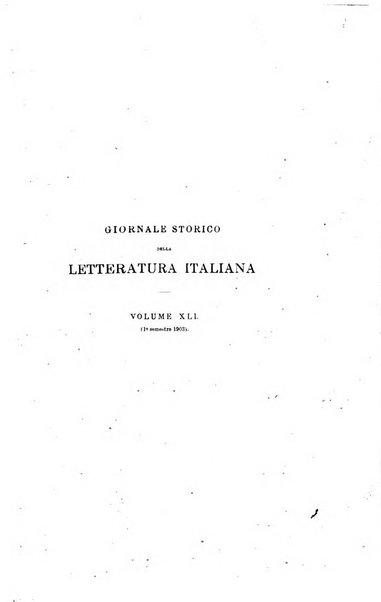 Giornale storico della letteratura italiana