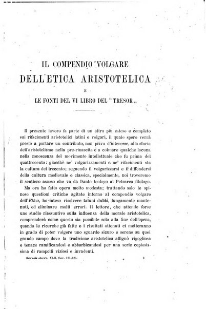 Giornale storico della letteratura italiana