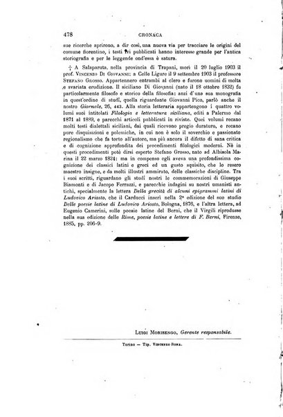 Giornale storico della letteratura italiana