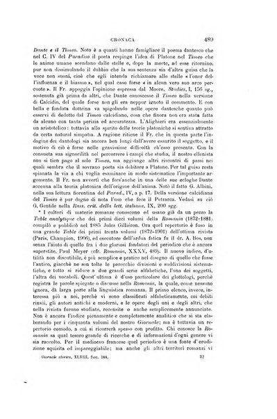 Giornale storico della letteratura italiana